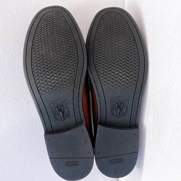 Cole Haan “GRAND OS” Pinch Maine Classic Penny Loafers Size 13 Brown Leather$325 - Picture 7 of 8